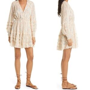 NWT Ulla Johnson
Avery Geo Long Sleeve
Silk Chiffon Dress